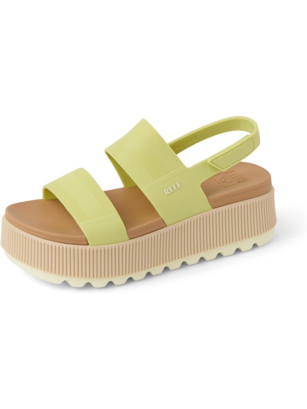 Women's Lime Sherbet Water Vista Higher Open Toe Platform Wedge Sandal Shoes